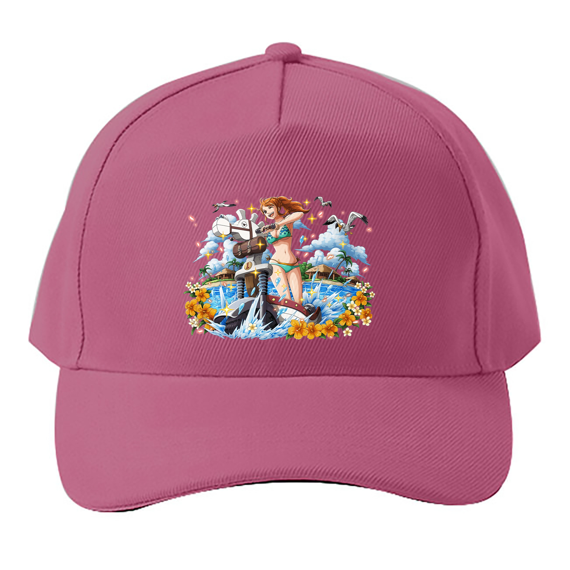 （画像用） ワンピース ナミ ONE PIECE Nami ベースボールキャップ 綿100％ 男女兼用 帽子 スポーツ